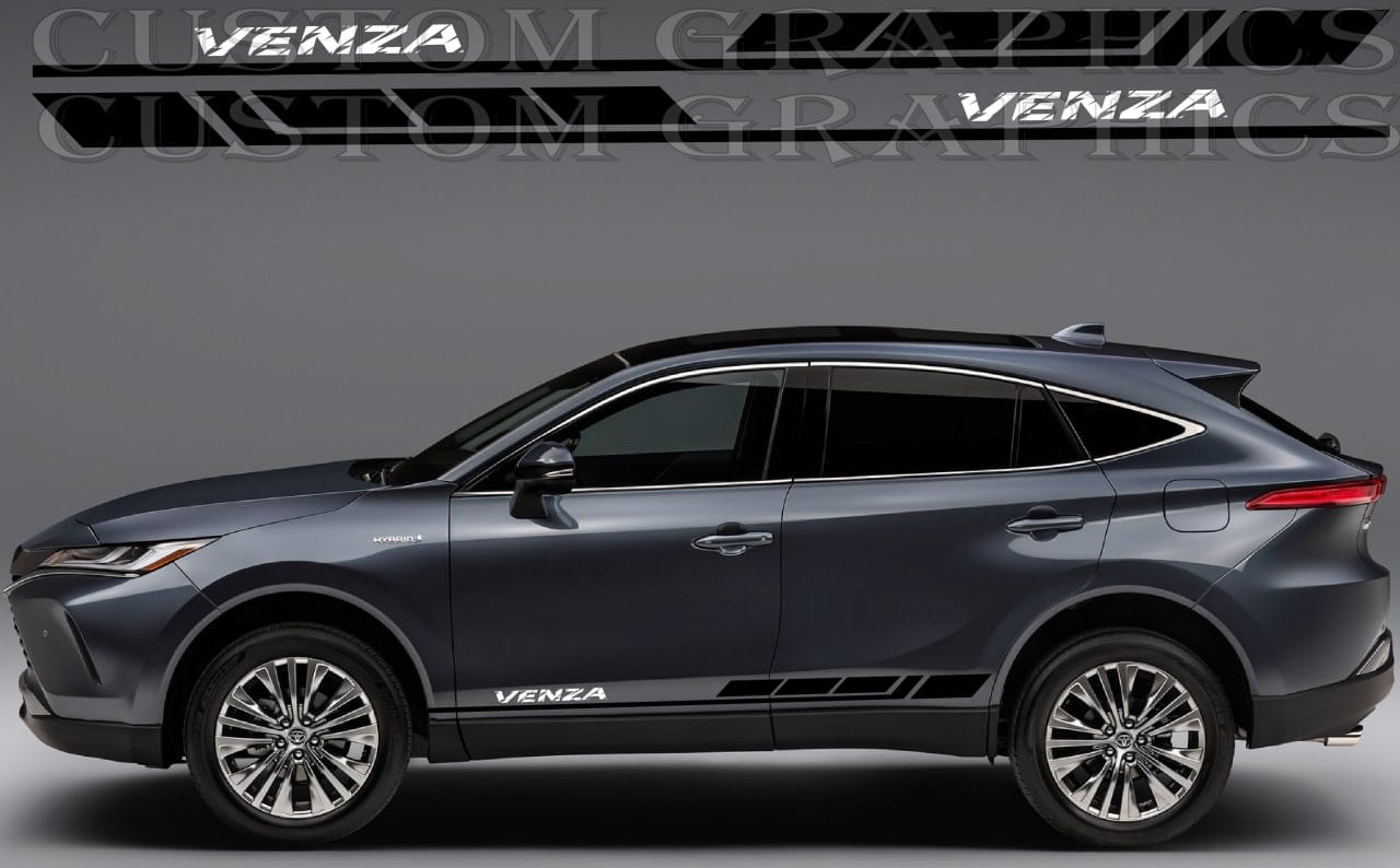 Autocollant en vinyle compatible avec le nouveau design de bloc Toyota Venza
