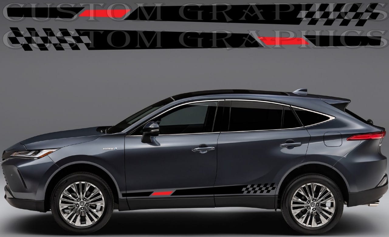 Autocollant en vinyle compatible avec Toyota Venza, nouveau design de qualité supérieure