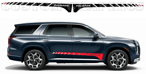 Stripes Compatible with Hyundai Palisade Style Design Vinyl