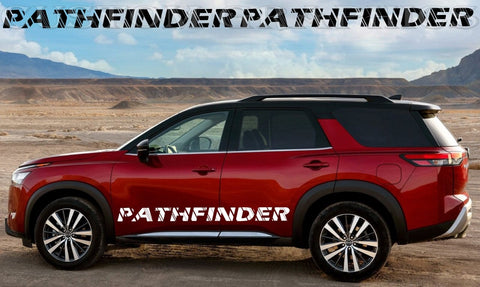 New Graphic compatible with Nissan Pathfinder Car Sticker Style Design