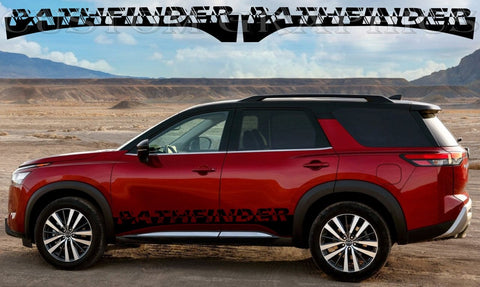 New Graphic compatible with Nissan Pathfinder Car Sticker Name Design