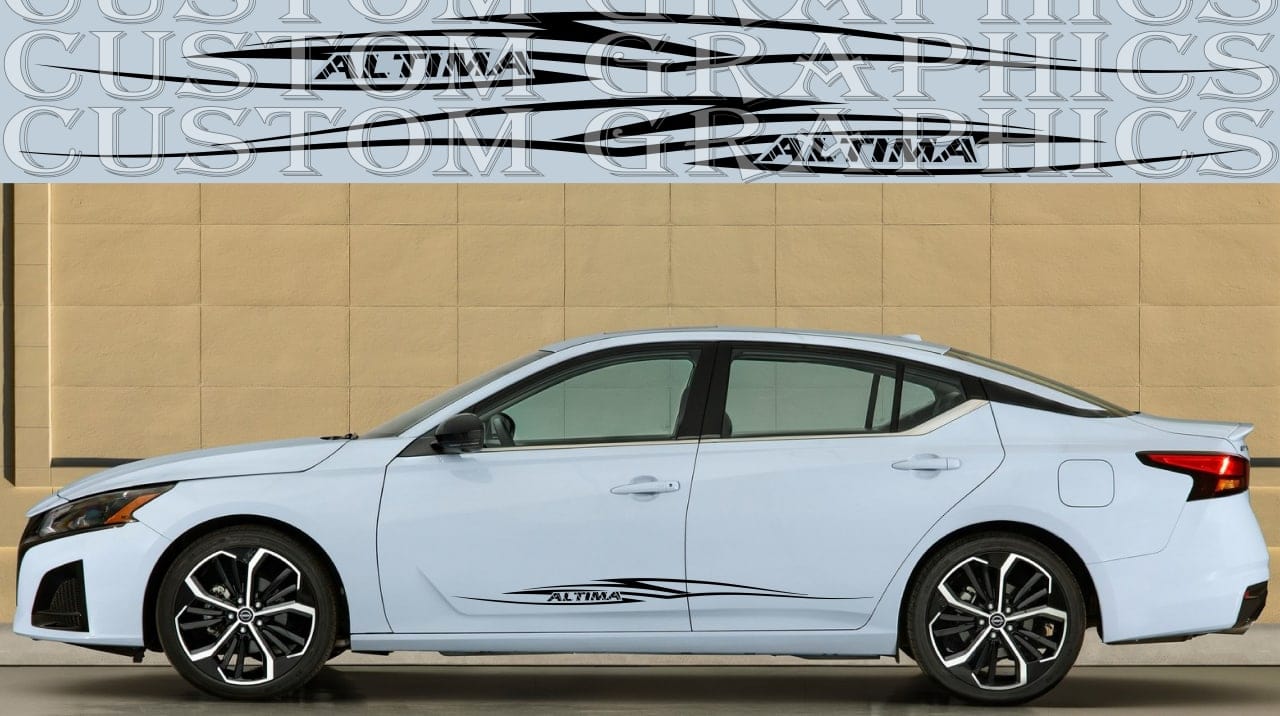 Autocollants compatibles avec Nissan Altima Nouveau design tribal 