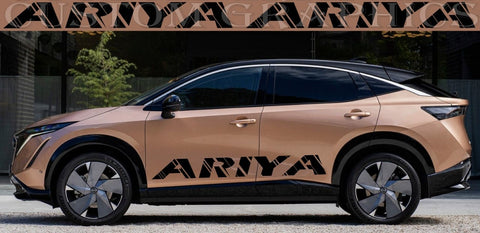 Sticker Compatible with Nissan Ariya New Name Design