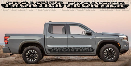Sticker Compatible With Nissan Frontier New  Name Design