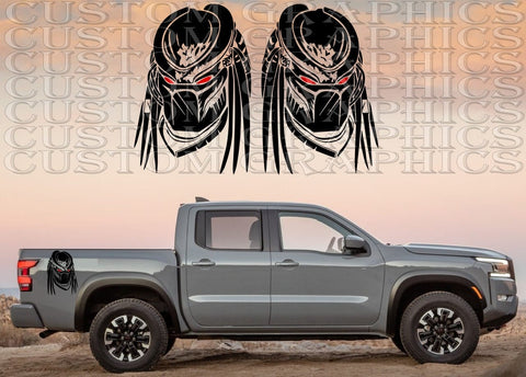 Sticker Compatible With Nissan Frontier New Alien Design