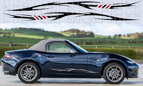 Stickers New Tribal Design Compatible With Mazda MX-5