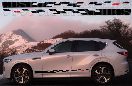 Autocollant de figurine compatible avec le nouveau kit de carrosserie en vinyle Mazda CX-60