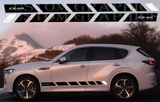 Nouvel autocollant unique compatible avec le kit de carrosserie en vinyle Mazda CX-60