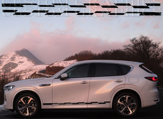 Autocollant de ligne de figurine compatible avec le nouveau kit de carrosserie en vinyle Mazda CX-60