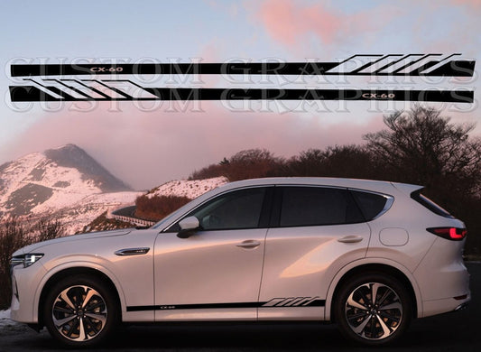 Autocollant de style compatible avec le nouveau kit de carrosserie en vinyle Mazda CX-60