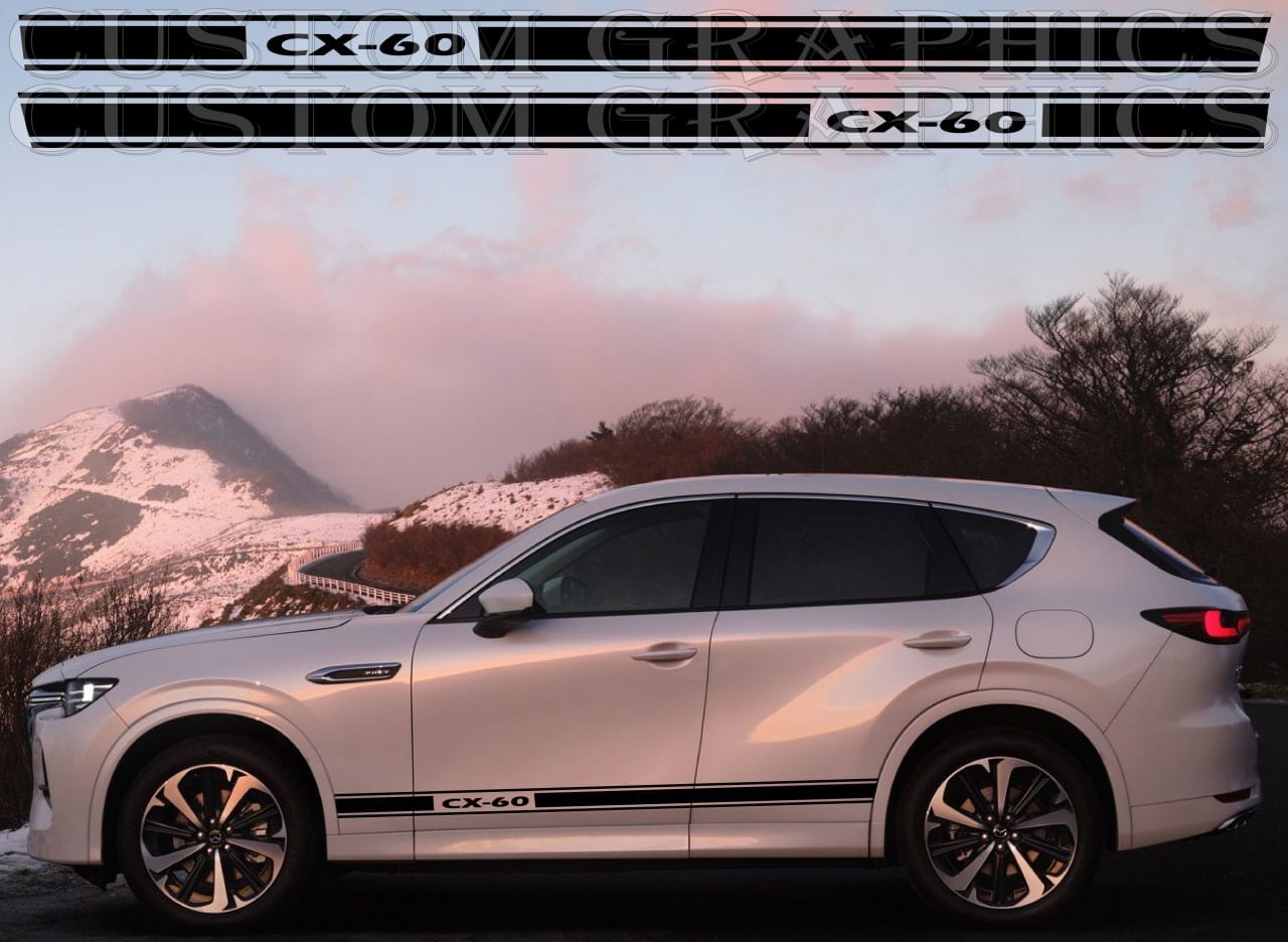 Autocollant Classico compatible avec le nouveau kit de carrosserie en vinyle Mazda CX-60