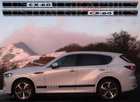 Autocollant Classico compatible avec le nouveau kit de carrosserie en vinyle Mazda CX-60