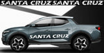 Sticker Compatible with for HYUNDAI Santa Cruz Logo Design Vinyl Decal