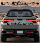 Tailgate Sticker Compatible with for HYUNDAI Santa Cruz Mountain Design Vinyl Decal