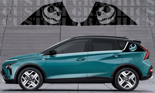 Autocollant compatible avec Hyundai BAYON Halloween Design Decal Vinyl