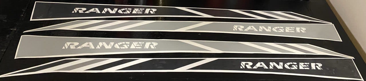 Premium Stickers Compatible With Ford Ranger Stylish Exclusive  Easy Application