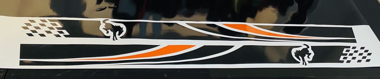 Premium Vinyl Sticker Compatible With Ford Bronco Decals Design