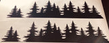 Forest Design Tailgate Vinyl Stickers Compatible With Honda Ridgeline