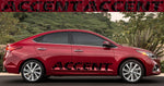 Stripes Compatible with Hyundai Accent Best Logo Design Vinyl