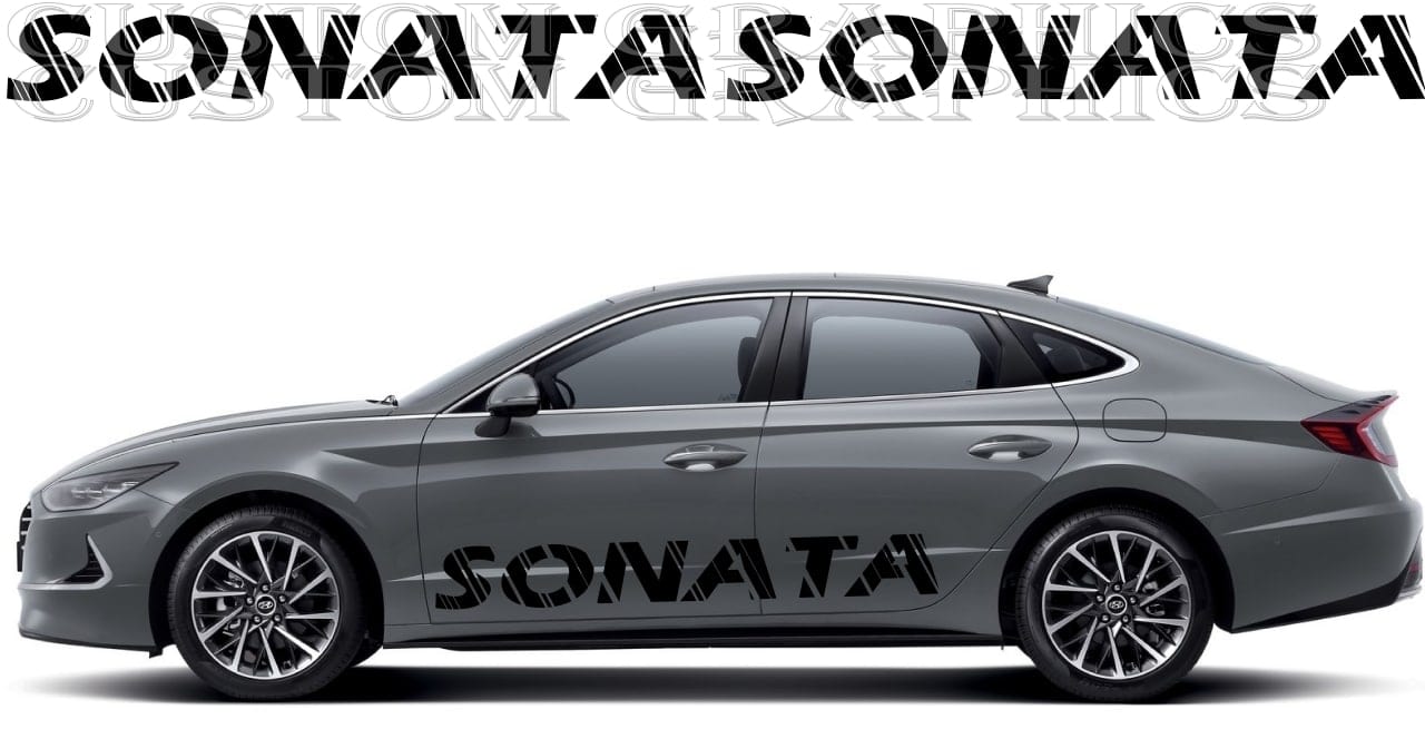 Autocollant compatible avec Hyundai Sonata Meilleur design classique