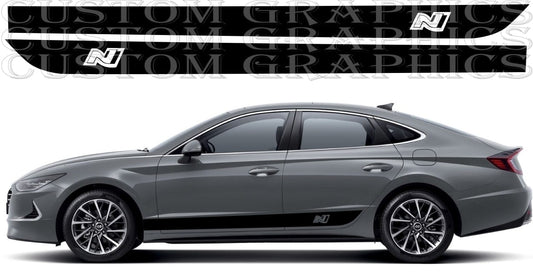 Autocollant en vinyle N1 Design pour Hyundai Sonata