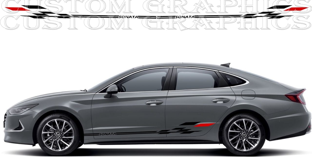 Autocollant compatible avec le nouveau design de bloc pour Hyundai Sonata