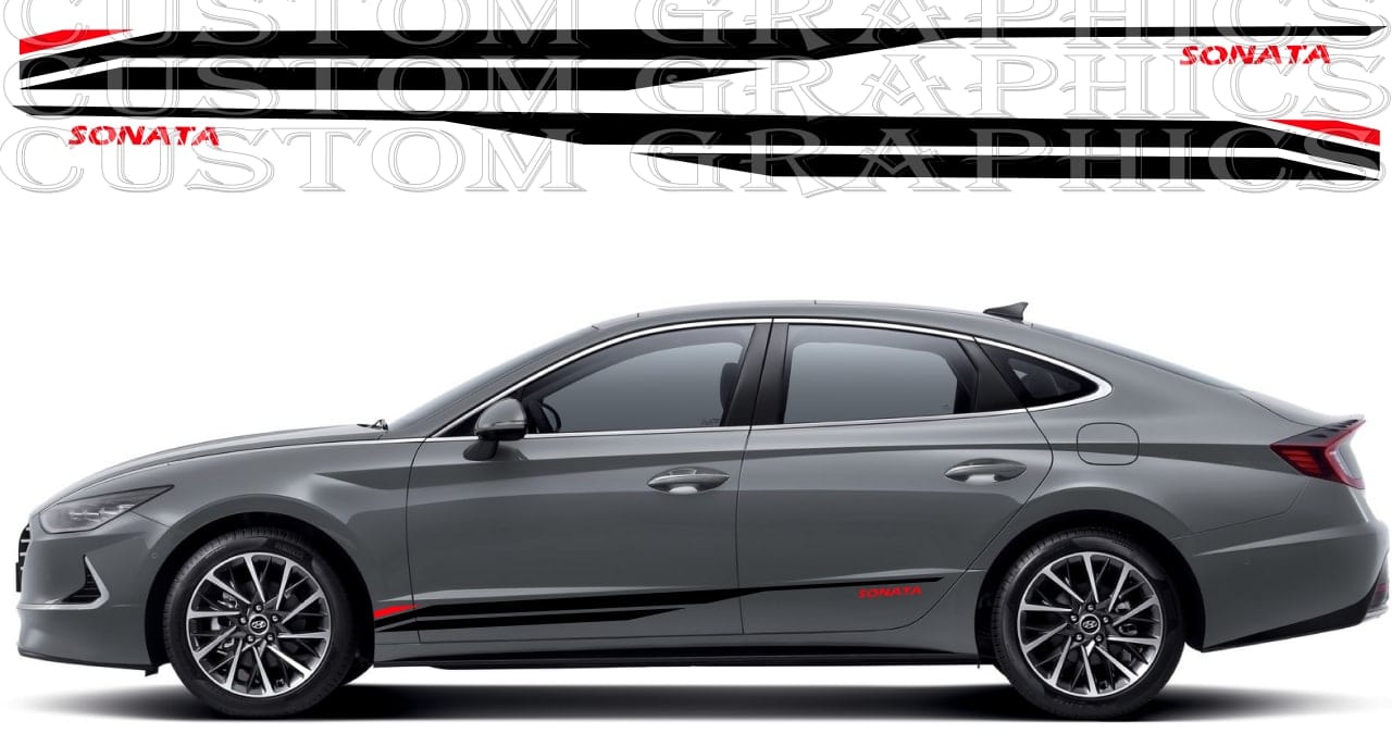 Autocollant compatible avec la conception de la figure Hyundai Sonata