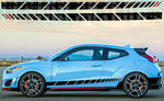 Stripes Compatible with Hyundai Veloster New Design Decal Sticker