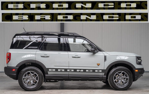 Sticker Compatible with Ford Bronco Classic Logo Design