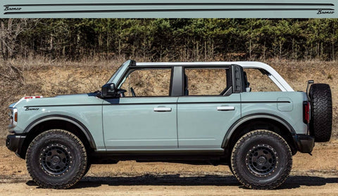 Premium Stickers Decals Compatible With Ford Bronco Wildtrack Unique Design
