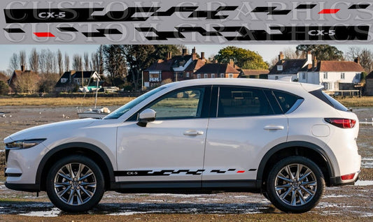 Nouvel autocollant compatible avec les bandes en vinyle Mazda CX5, style figurine