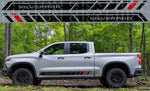 Premium Vinyl Sticker Compatible With Chevrolet Silverado ZR2 Name Line Design BFF