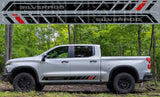 Premium Vinyl Sticker Compatible With Chevrolet Silverado ZR2 Name Line Design BFF