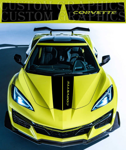 Stickers Compatible With Chevrolet Corvette Z06 Best Hood Design Graphics