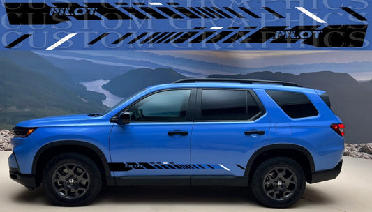 Stickers Compatible With Honda Pilot Best Line Design Vinyl Decal