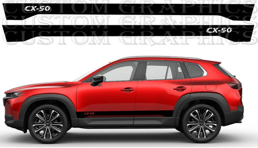 Autocollant compatible avec les autocollants à rayures en vinyle Mazda Mazda CX-50