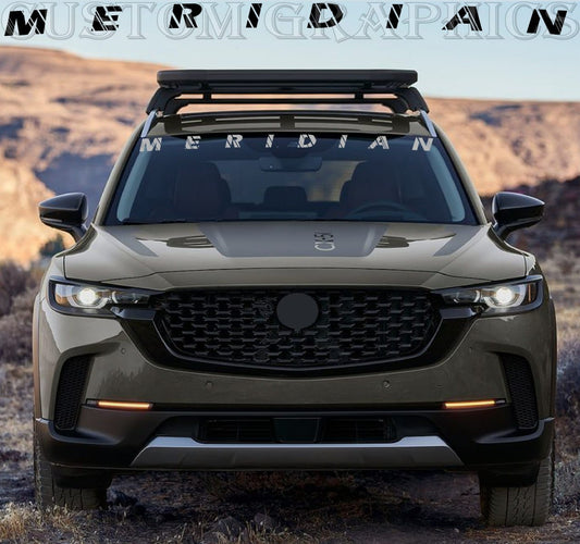 Autocollant de fenêtre compatible avec les décalcomanies à rayures en vinyle Mazda CX-50