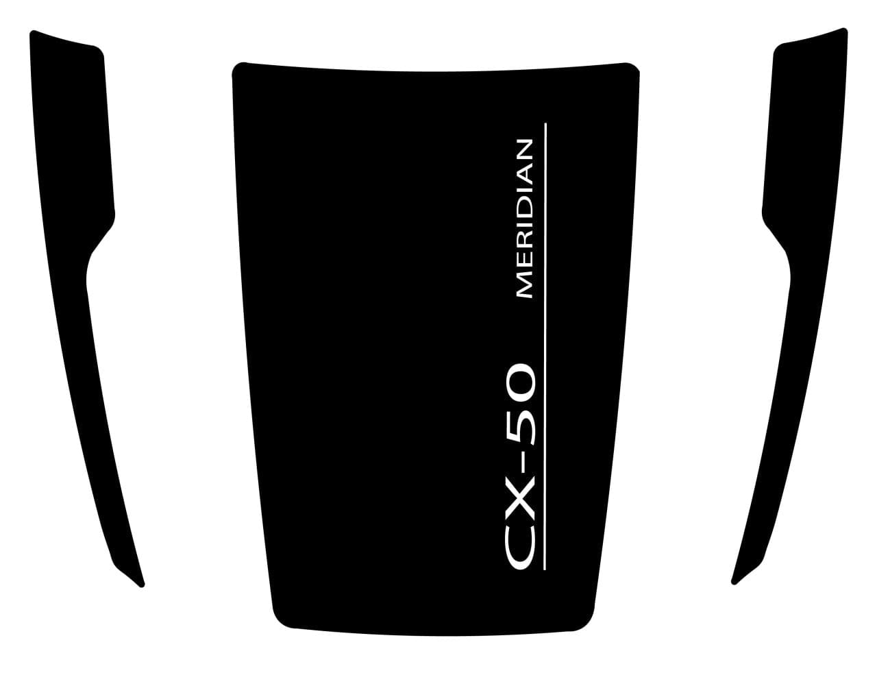 Premium Hood Sticker Compatible with Mazda CX-50 Vinyl Stripes Decals Best Design