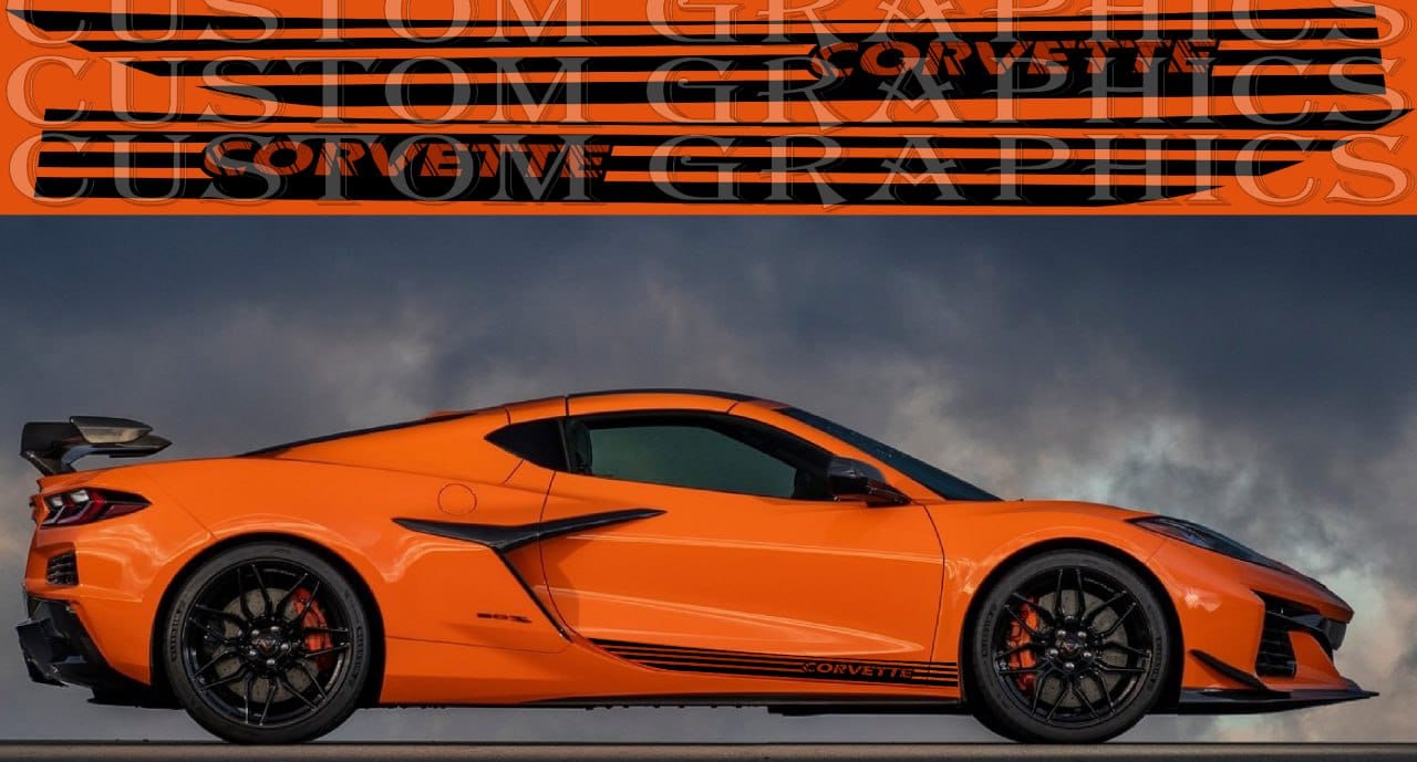 Stickers Compatible With Chevrolet Corvette Z06 Best Design Vinyl Decals