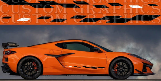 Autocollants compatibles avec Chevrolet Corvette Z06Nouvelle figurine Nouveau design 