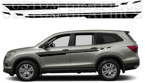 Autocollants compatibles avec Honda Pilot 3e génération - Design de ligne attrayante - Décalcomanie en vinyle