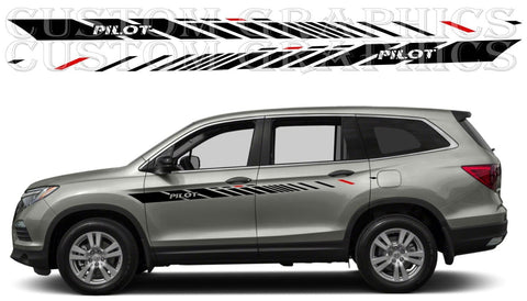 Sticker Compatible With Honda Pilot 3th gen Attractive Line Design Vinyl Decal