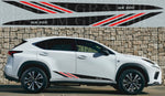 New Line Design Graphic Stickers Compatible with Lexus NX