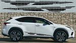 Attractive Line Design Graphic Stickers Compatible with Lexus NX