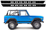 Decals Compatible With Ford Bronco 1th gen 1966-1977 Classic Design
