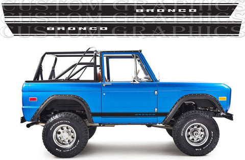 Stickers Compatible With Ford Bronco 1th gen 1966-1977 Classico
