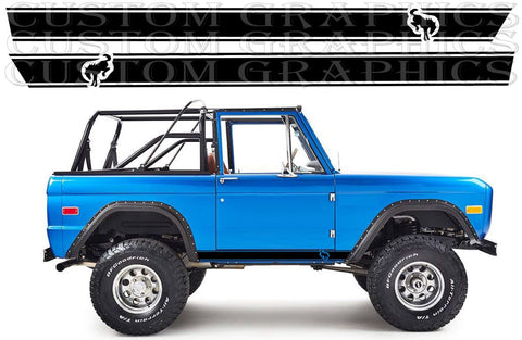 New Stickers Decals Compatible With Ford Bronco 1th gen 1966-1977
