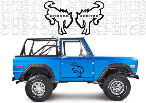 Style Stickers Decals Compatible With Ford Bronco 1th gen 1966-1977