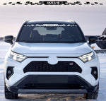 Hood Sticker Design Decals Stickers Racing Stripes Toyota Rav4