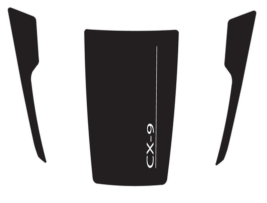 Autocollants de capot compatibles avec les bandes en vinyle Mazda CX-9 Nouveau design